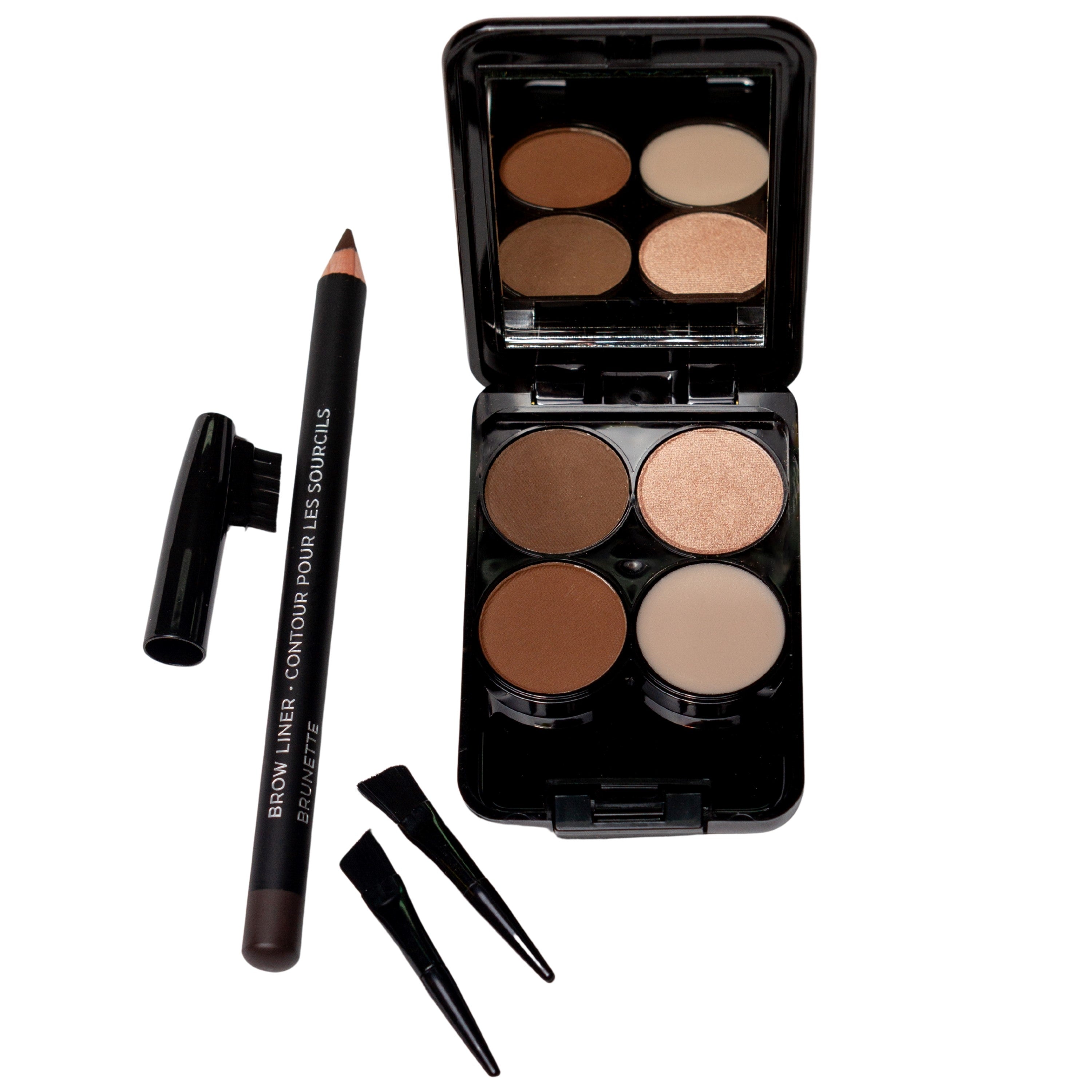 Defining Brow Duo - Brow Quad All-in-one & Defining Eyebrow Pencil w/ Brush