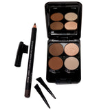 Defining Brow Duo - Brow Quad All-in-one & Defining Eyebrow Pencil w/ Brush